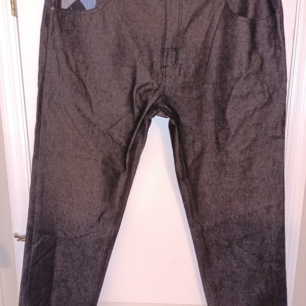 Argyle pocket jeans